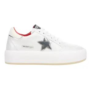 Vintage Havana Womens Ream Slip On Platform Sneakers Shoes Casual - White