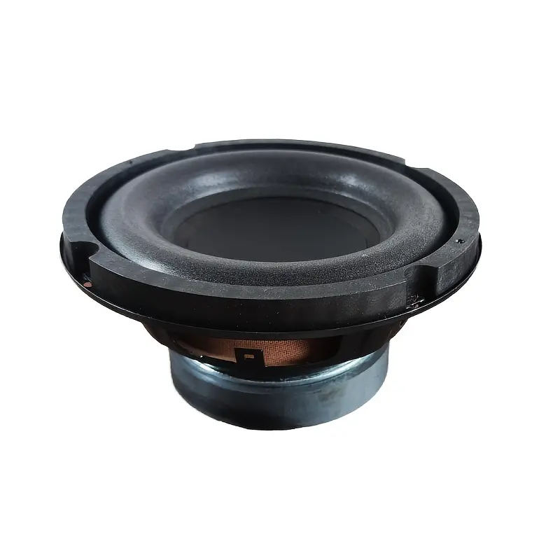 6.5-inch subwoofer, Bass subwoofer, audio speaker, Subwoofer Speakers, maximum power 200W, impedance 4 Ohm, black iron basin bracket, powerful sound quality, suitable for home audio video systems, car audio and other scenarios