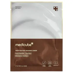 Medicube Deep Peptide Radiance Beauty Mask, 1 Sheet, 0.91 fl oz (27 ml)