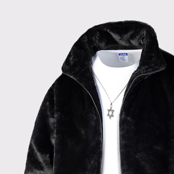 Men's Winter Cotton Jacket Stand Collar Fleece Casual Coat Woolen Overcoat Thickened Warm Cardigan Outerwear Fashion Windproof Stand Collar Jacket Men Men's Winter Cotton Jacket Stand Collar Fleece Casual Coat Woolen Overcoat Thickened Warm Cardigan Outerwear Fashion Windproof Stand Collar Jacket Men