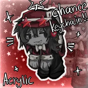 Chance Acrylic Keychain - Forsaken Keychain - Cute Chibi Keychain, Kawaii Bag Accessory, Cool Collectible Gift for Fans, Aesthetic Merch for Players
