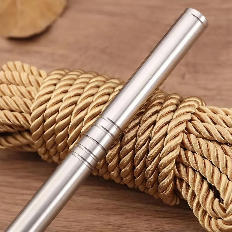 2 Pcs Stainless Steel Meat Knife, Steak Knife with Blade & Handle, Sharp Durable Cutting Tool with Sheath, Thickened Design for Meat, Fruit & Kitchen Prep, Compact Lightweight Knife for Home Cooking & Outdoor Use