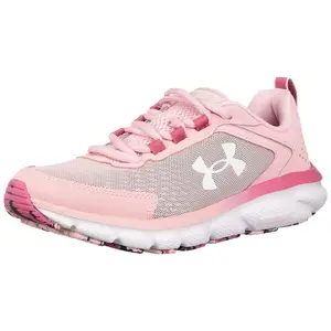 Under Armour Charged Assert 9 Mrbl D Pink / Black  3025951-600 Women's