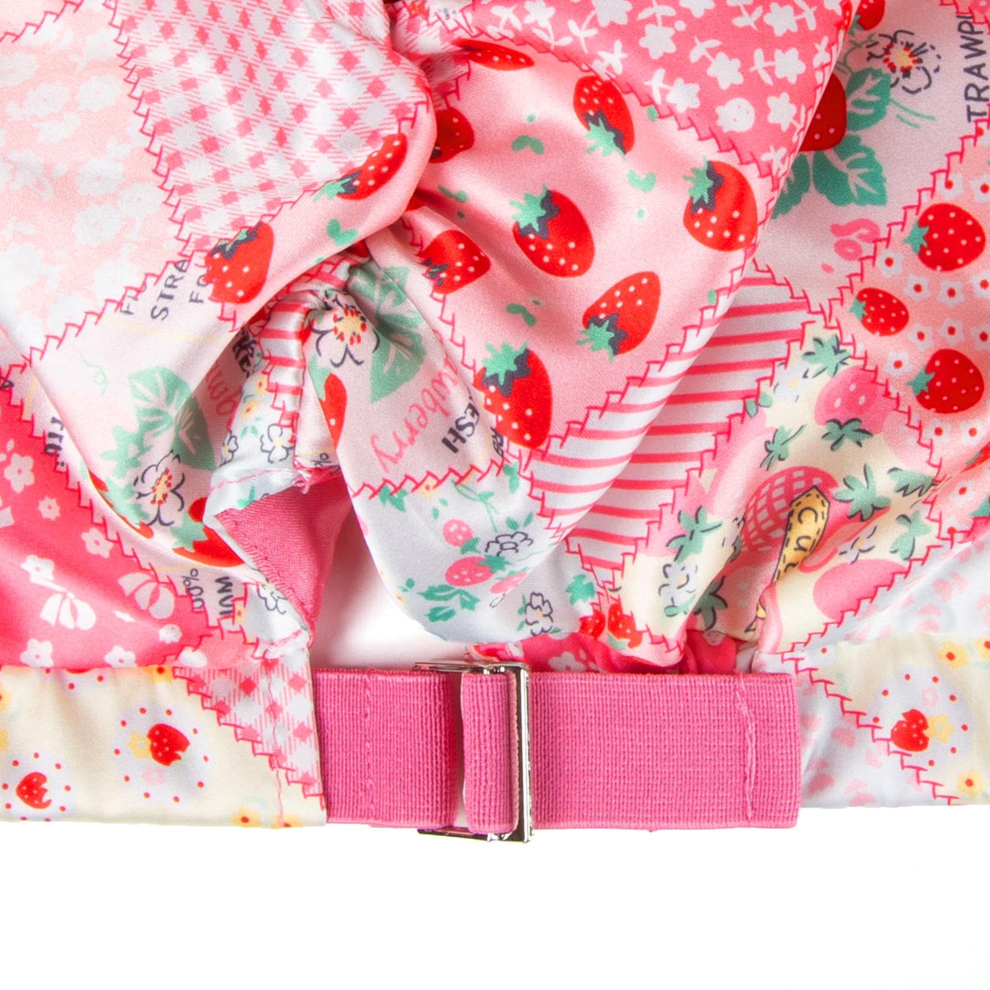 SeSe Code Adjustable-size sleep Bonnet Crisscross Pleats at the Crown Bonnet with Eye Mask