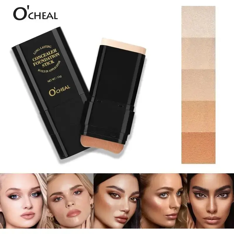 #DewyTransparentSkin 5-Shade Quick Concealer Hyaluronic Acid Moisturizing 8H Dewy Wear 3-Second Application Waterproof