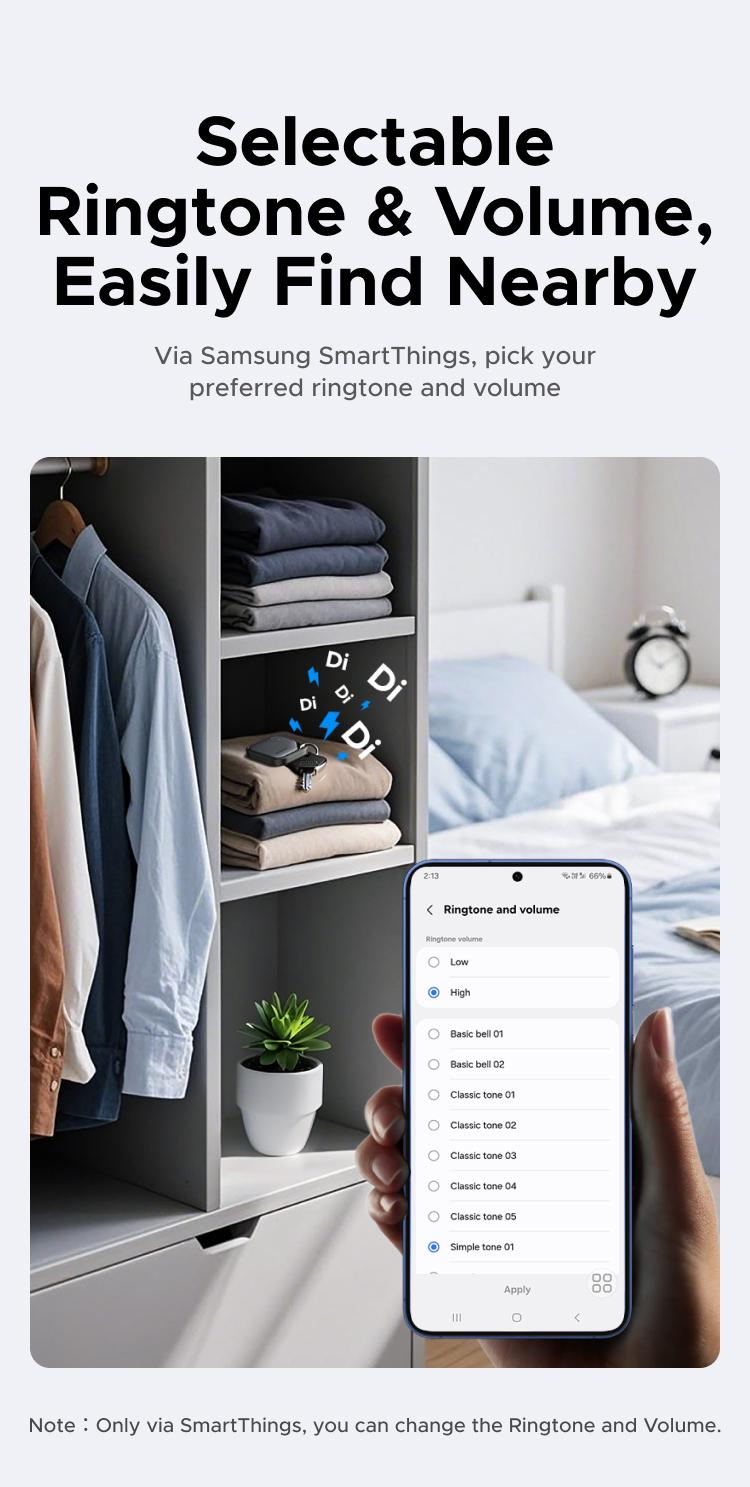 UGREEN FineTrack S 2-Pack Bluetooth Tracker Tags Work with Samsung SmartThings APP (Samsung Only), 550-Days Replaceable Battery Item Finder Smart Tag for Key Luggage Passport，TikTokShopBlackFriday ,TikTokShopHolidayHaul