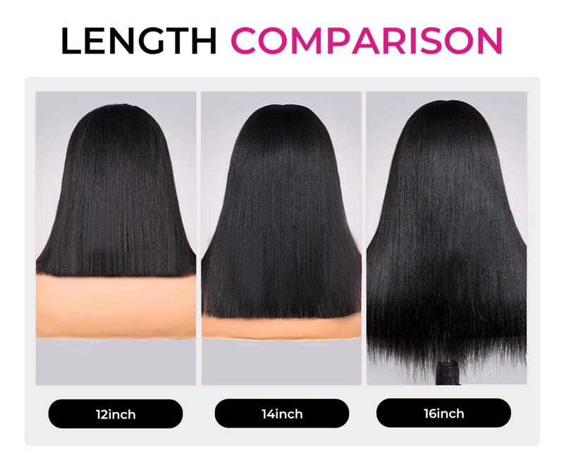 【Live Flashsale】ISEE HAIR Wear Go 9x6 Tpart Layered Cut Bob Yaki Straight Wig 250% Natural Black Deep Part Lace Glueless Wig #iseehairbeauty#TikTokShopHolidayHaul