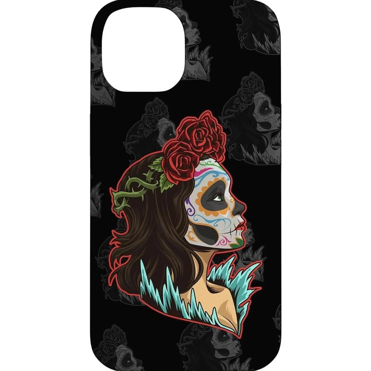 Sugar Skull - Santa Muerte - La Calavera Catrina Case for iPhone (All Models)