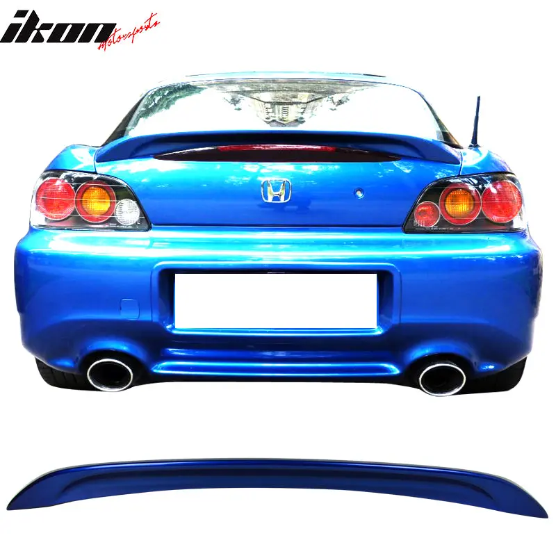 Trunk Spoiler for Honda S2000 AP1 AP2 2000-2009 Duckbill OE Style Painted #B545P Laguna Blue Pearl ABS