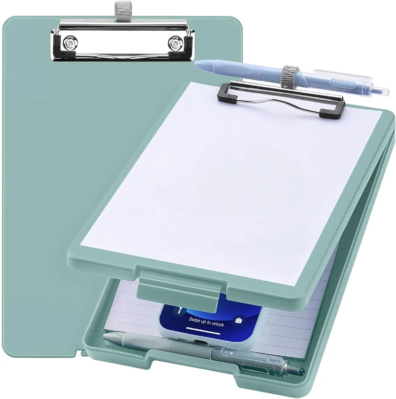 A5 Storage Clipboard with Pen Holder for Classroom, School, Office Supplies