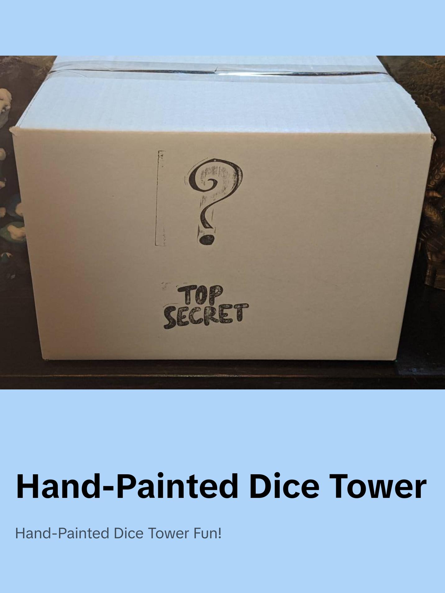 Mystery Loot Box - Random 3D Printed Dice Tower that is Hand Painted