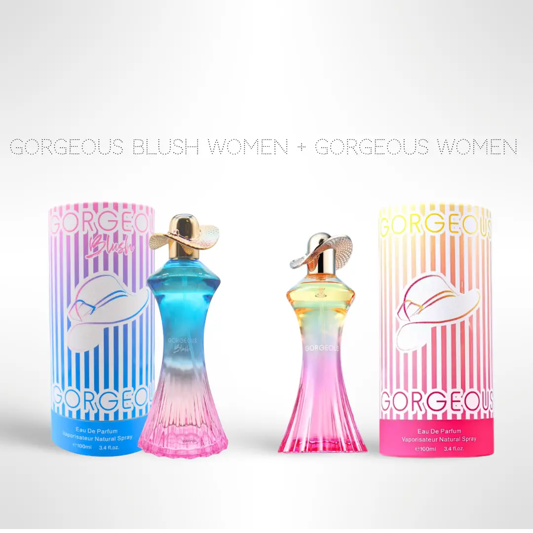 BHARARA Multi-Pack Bundle: Women's Gorgeous Blush, Women's Gorgeous Floral Bergamot EDP Spray (100ml/3.4oz Each) - Daily Wear Fragrance & Beauty Product
