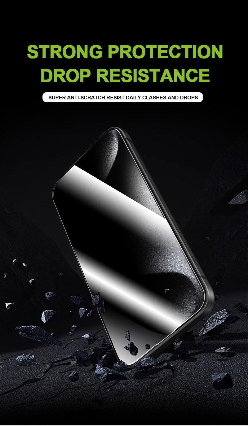 Screen Protector Compatible with iPhone 17 /iPhone 17Pro/iPhone 16 Pro/iPhone 13, Tempered Glass [9H+ Hardness] [Military-Grade Drop Protection] [Sensitive Touch] [Easy Installation Frame] [HD Clear]