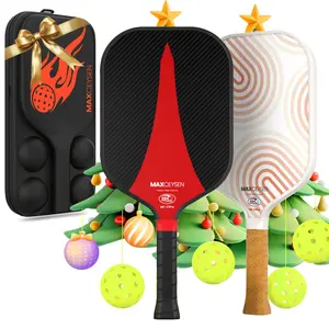 Pickleball Paddles T700 Carbon Fiber Surface Paddle USAPA Approved 16MM High Performance Lightweight Racket with Wide Face Long Grip for Men Women Beginner Starters Partners Couples