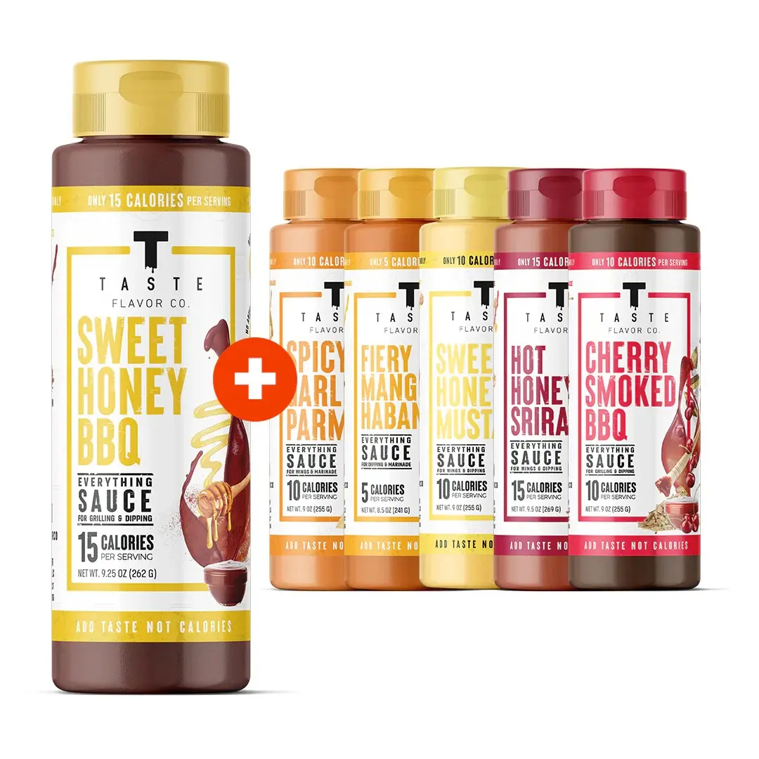 Taste Flavor Co. Taste of Everything Bundle - Variety Pack of Low Calorie Sauces