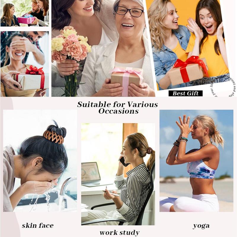 6Pcs Birds Nest Hair Accessories Bun Maker Clips Expandable Ponytail Holders Shaped Hairpins for Women and Girls