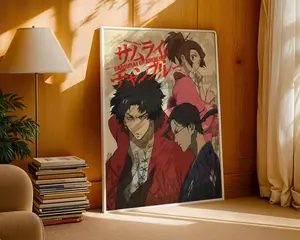 Samurai Champloo Anime Poster Vintage Manga Art Print( Unframed - Print Only )