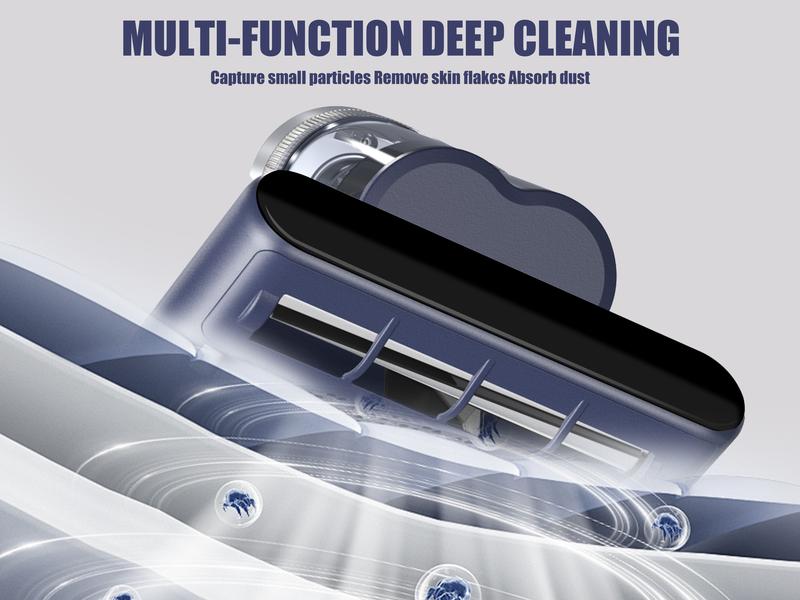 【Teant】 Mattress Vacuum Cleaner for Dust Mites Removal, Bed Vacuum with UV-C Light & 149°F Hot Air & Aroma Tablet & LED Display, 16Kpa Powerful Suction Double-Cup Handheld Vacuum Cleaner With HEPA Filter for Bed, Couch, Sofa, Carpet Deep Cleaning Machine