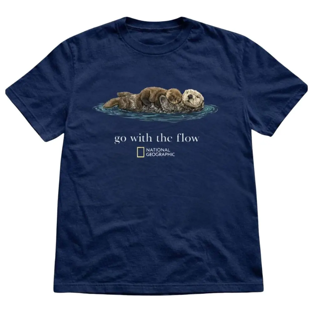 Vintage Sea Otter Graphic T-Shirt, Cute Ocean Wildlife Tee, Marine Animal Lover Shirt, Nature Inspired Unisex Gift