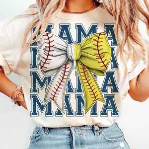 Softball Baseball Mama GameDay Tshirt