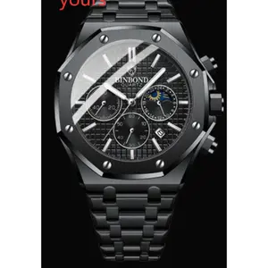 Tidal Vibes Savoi Binbond Men's Multifunctional Moon Phase Watch