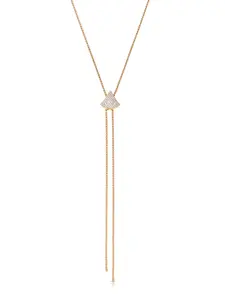 Ettika Pavé Shine Bolo Necklace - Elegant Design with Unique Detailing