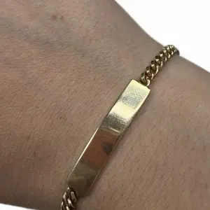 14KT Gold Baby-Cuban Bracelet for Kids Size 6” - Elegant 14K Gold Finish Children's Jewelry