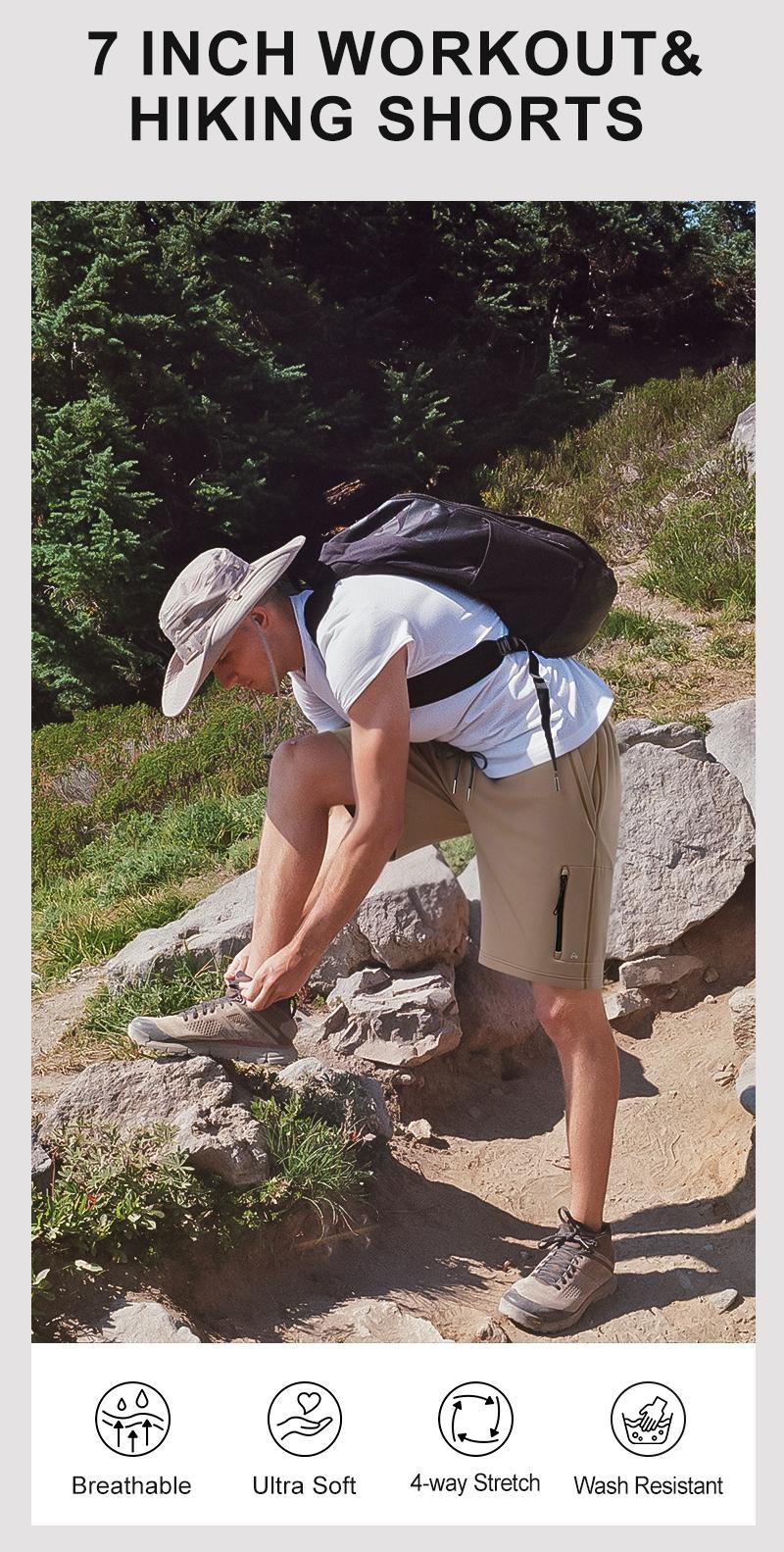 Pioneer Camp Sweat Shorts for Men 7 Inseam Cotton Athletic Casual Shorts with 4 Pockets for Gym Workout Lounge Summer Shorts