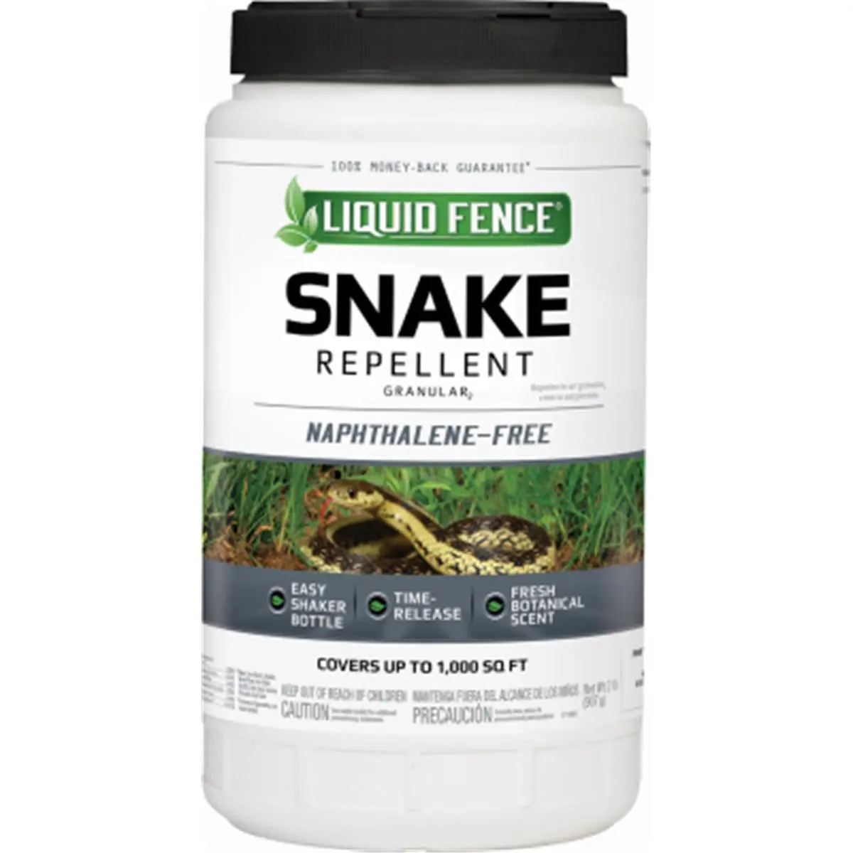 Spectrum Brands Snake Repellent Granules - 2 lbs, Naphthalene-Free, Pet-Safe, Time-Release Long-Lasting Outdoor Nuisance Control, Proven-Effective Protection for Home & Garden, Picnic & Play Areas