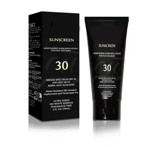Generic Sunscreen Black Girl (2 Fl. Oz), Face & Body Moisturizing Sunscreen Lotion SPF 30, For Melanin Rich Skin,No White Residue,1 PCS