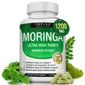 Toplux Moringa Capsules 1200mg - Pure Moringa Powder for Immune, Gut health 90 Capsules