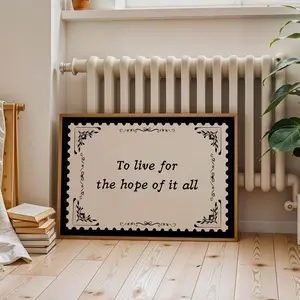 Hope of it all Print Taylor Wall Art, Vintage Printable Poster, Taylor Lyric Print, Horizontal Wall Art, Bedroom Above bed G