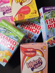 Single Serve Water Drink Mix Packets || Wyler's Light || Sugar Free || Drink Flavor Powder || Singles To Go