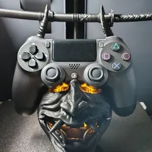 Oni Mask Controller Holder for PS5, PS4 & Xbox | Demon Gaming Controller Stand