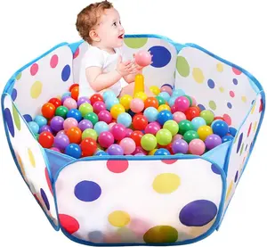 Kids Ball Pit Blue Large Pop Up Toddler Play Tent for 1-3 Girls Boys Indoor Outdoor Play with Zipper Storage Bag 39.4 Inch for Endless Fun easter birthday gifts