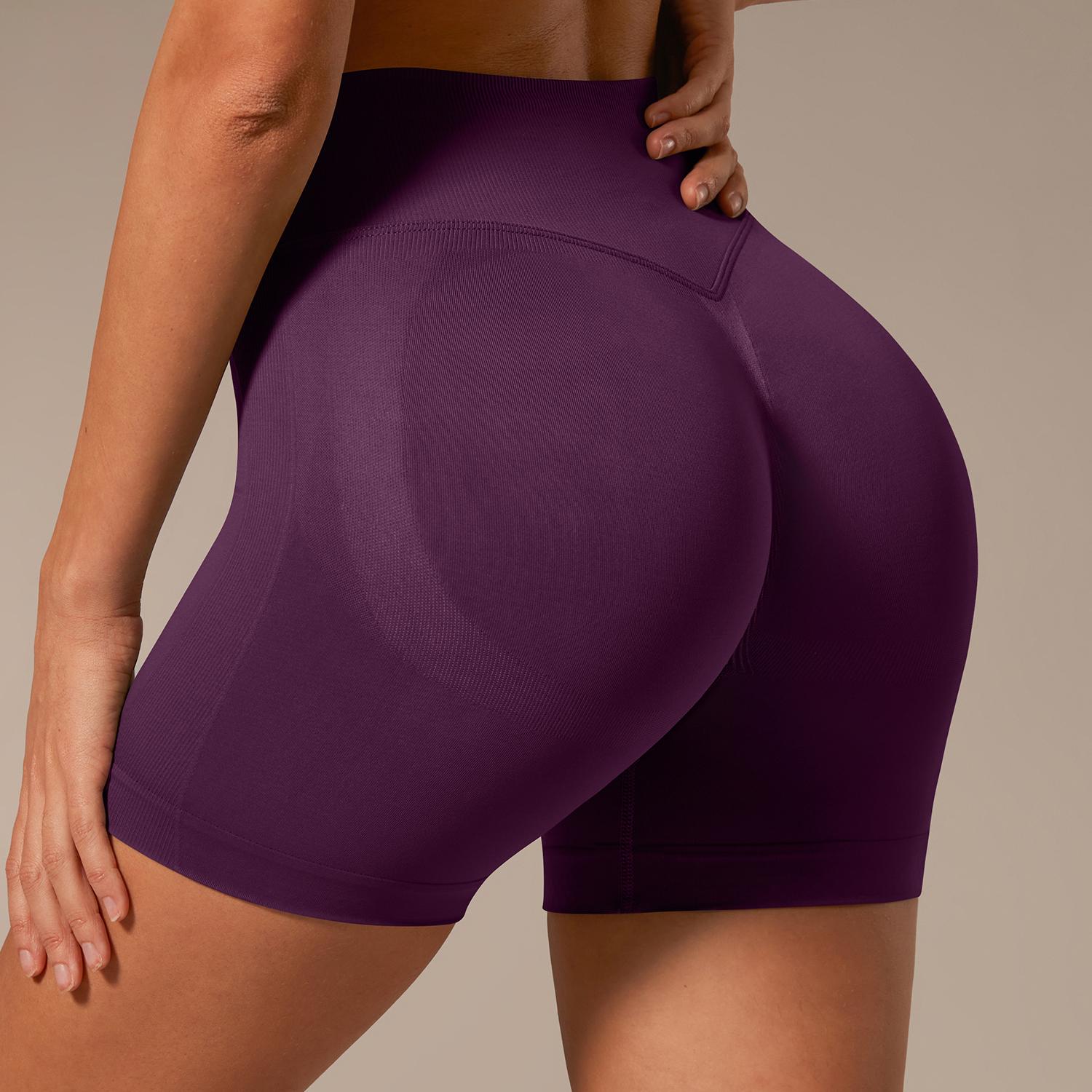 TIMEOFF Women's Slim-Fitting Biker Shorts for Women - Stretchy Seamless Fabric, Contour Design for Curve Enhancement, Secure No-Ride-Up Fit, Ideal for Yoga, Gym Workouts, Shorts Women