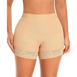 Padded Underwear for Women Butt Lifting Shapewear Booty Pads Butt Sculpting Lace Tummy Control Boyshorts
