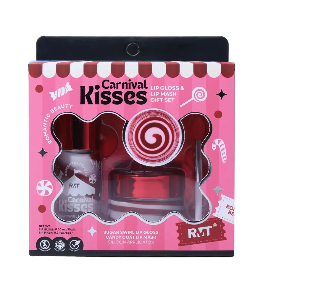 ROMANTIC BEAUTY- CARNIVAL KISSES- LIP GLOSS & LIP MASK SET-1PC