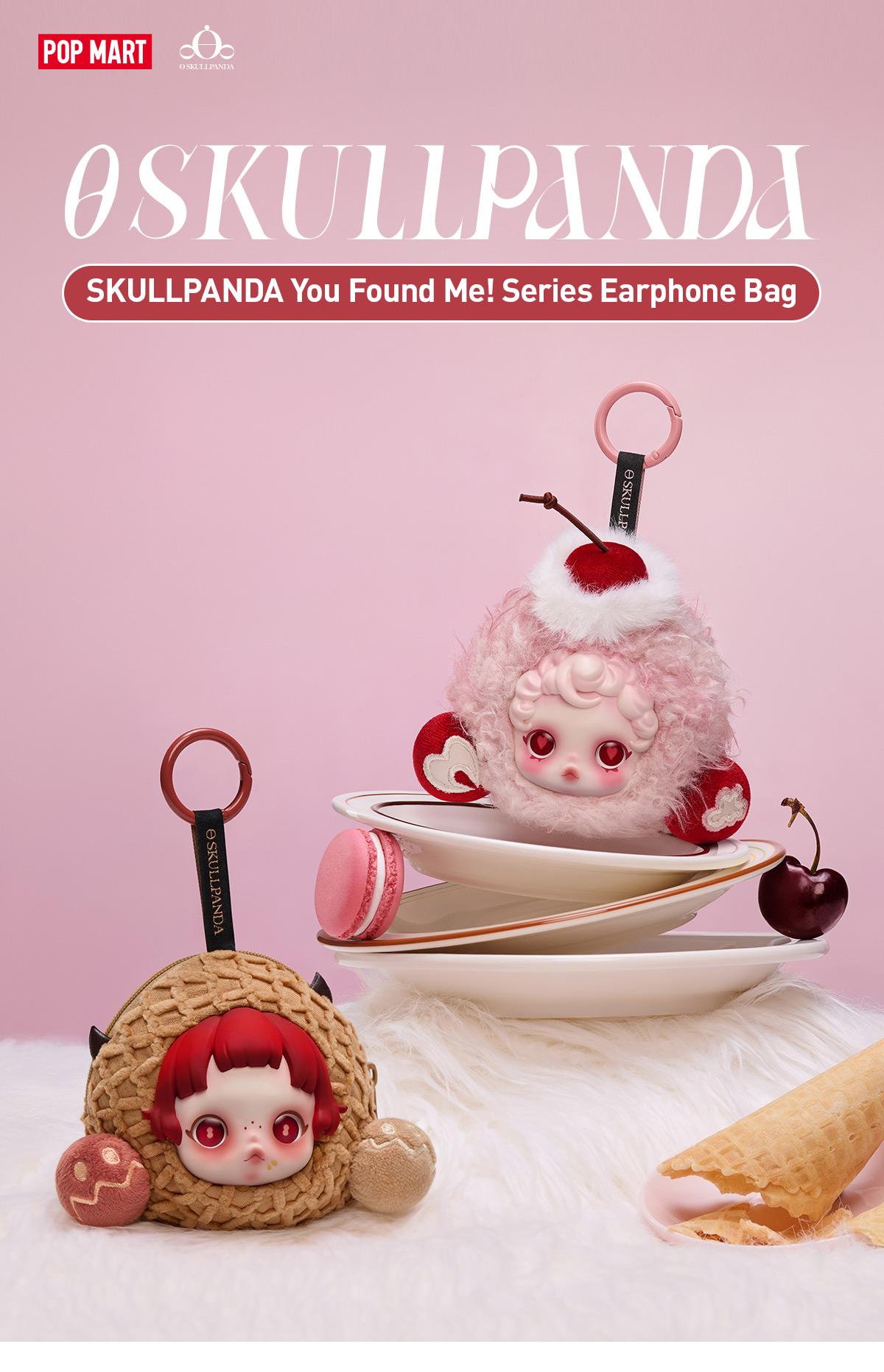 POP MART SKULLPANDA You Found Me！Series Earphone Bag