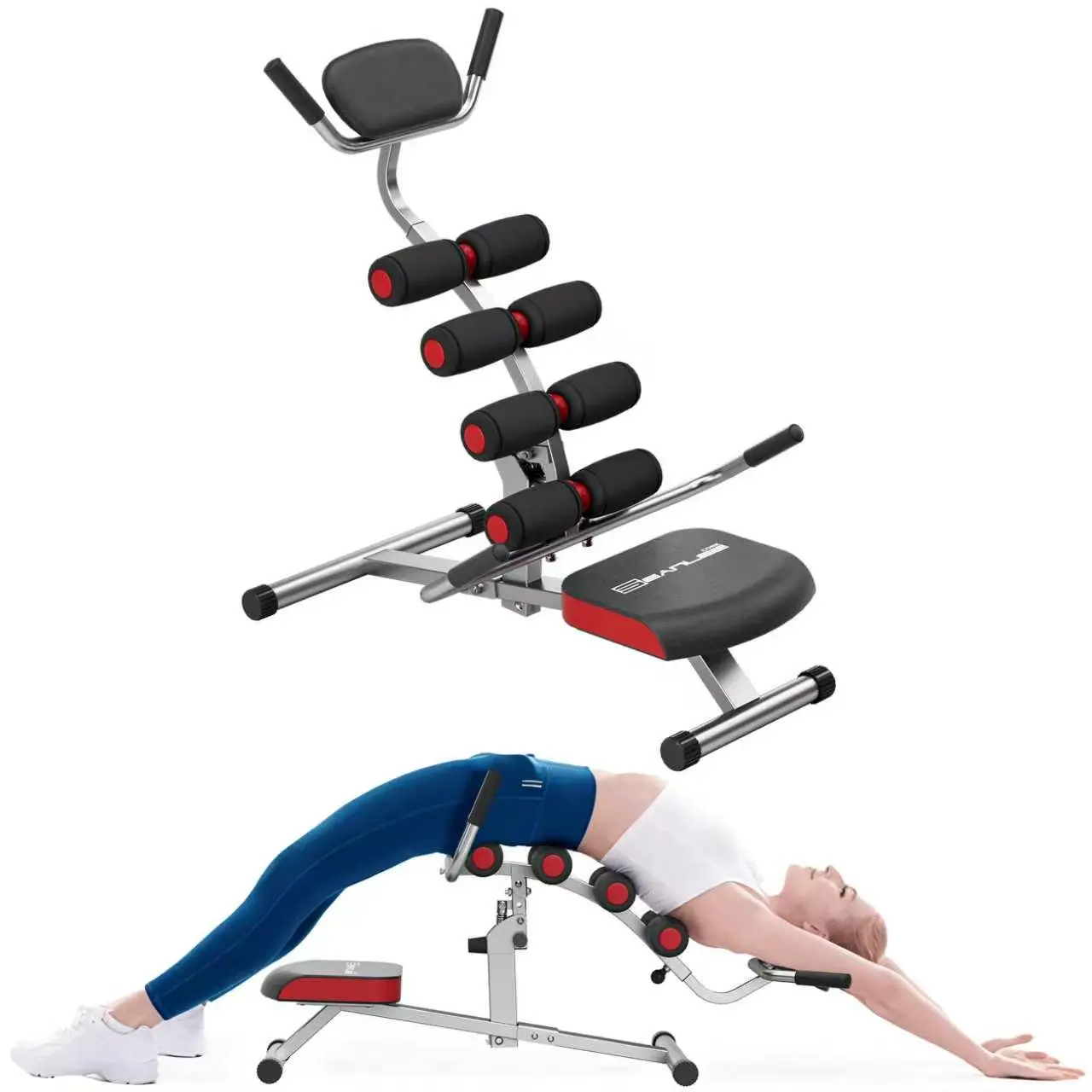 SEANLEECORE Inversion Table for Back Pain Relief - 350lbs Capacity, Improve Posture and Spinal Health - Ideal for Home and Gym Use, Home Fitness Equipment,summervibes outdoorfun summervibes Home Gym System summerwins