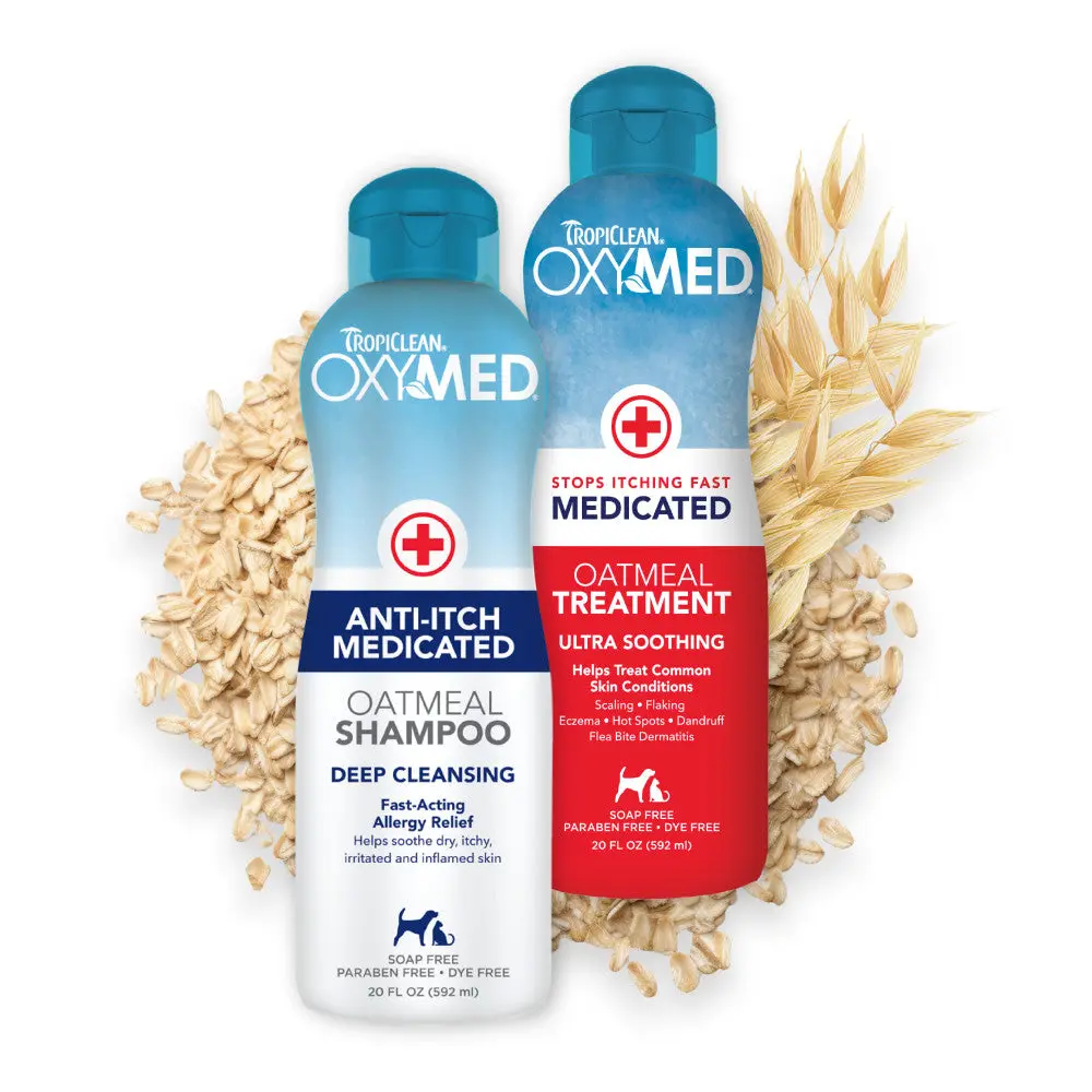 TropiClean Oxymed Anti-Itch Shampoo & Conditioner TropiClean Oxymed Anti-Itch Shampoo & Conditioner