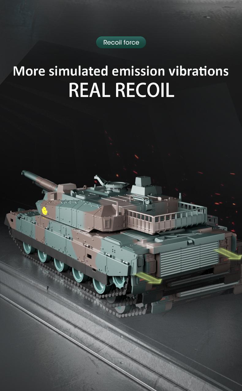 TongLi 1/24 Scale Remote Control Tank, Remote Control Tank, Toy Tank, Realistic Sound and Light Effects, Remote Control Toy Tank, Rotatable Turret, Toy for Boys Aged 8-12, Birthday Gift Toy,Toy Gifts	 Christmas gift	New Year gift Rechargeable