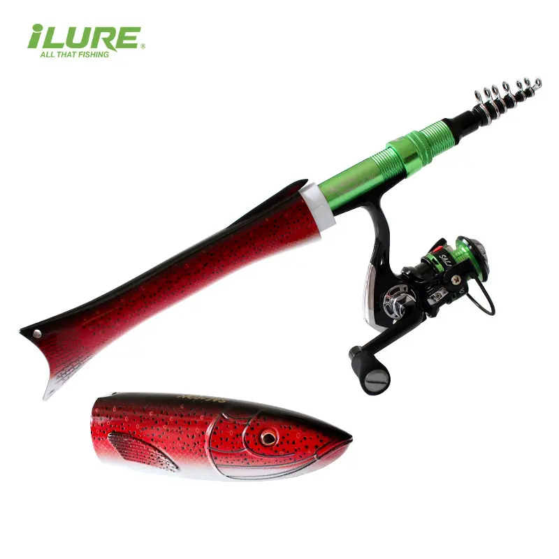 1.6M Telescopic Foldable Fishing Rod and Spinning Reel Combo Kit - Motorhome Car Interior Space-Saving Lightweight Travel Tackle Set for Ice, Shore Fishing with Compact Design, Smooth Casting, Rods, Reels, Freshwater