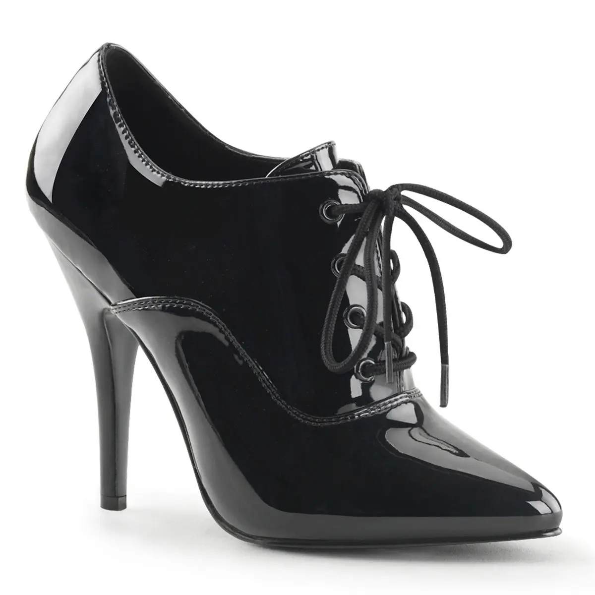 Pleaser Seduce-460 Women's Stylish Oxford Pumps, Classic Lace-Up Formal Footwear with a 5 inch Stiletto High Heel