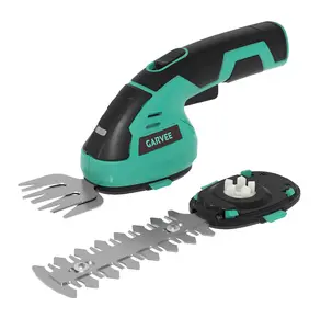 Cordless Grass Shear & Shrubbery Trimmer 2 in 1 Handheld 7.2V Electric Grass Trimmer Hedge Shears Grass Cutter with Rechargeable Battery & Type-C Cable