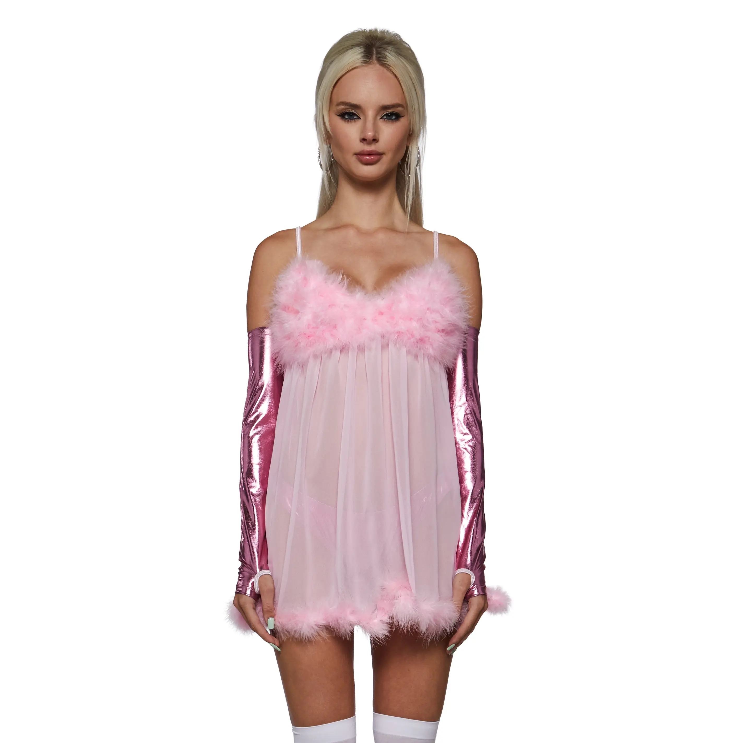 Fembot Babe Costume - Pink