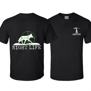 Night Life Coyote Hunting Shirt, Predator Night Hunting Graphic Tee, Thermal Scope Hunter Shirt for Men Women, Coyote Hunting Season Gift Tee