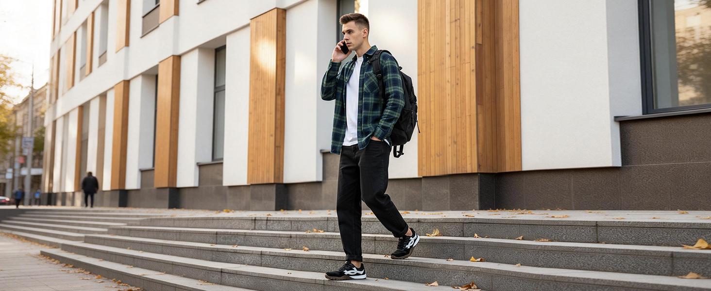 HOBIBEAR Mens Wide Toe Box Running Shoes/Womens Lightweight Walking Sneakers for Jogging SpringStatements