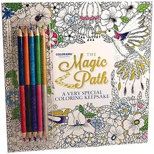 USED-Colorama Magic Path Coloring Book, Create Beautiful Pencil Art (Paperback)