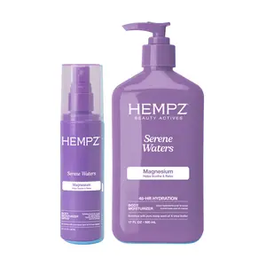 Hempz Exclusive Beauty Actives Serene Waters with Magnesium Moisturizer & Spray Bundle